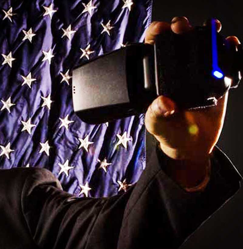 stars in the background for a stylized flash portrait